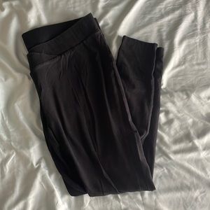 Black maternity leggings